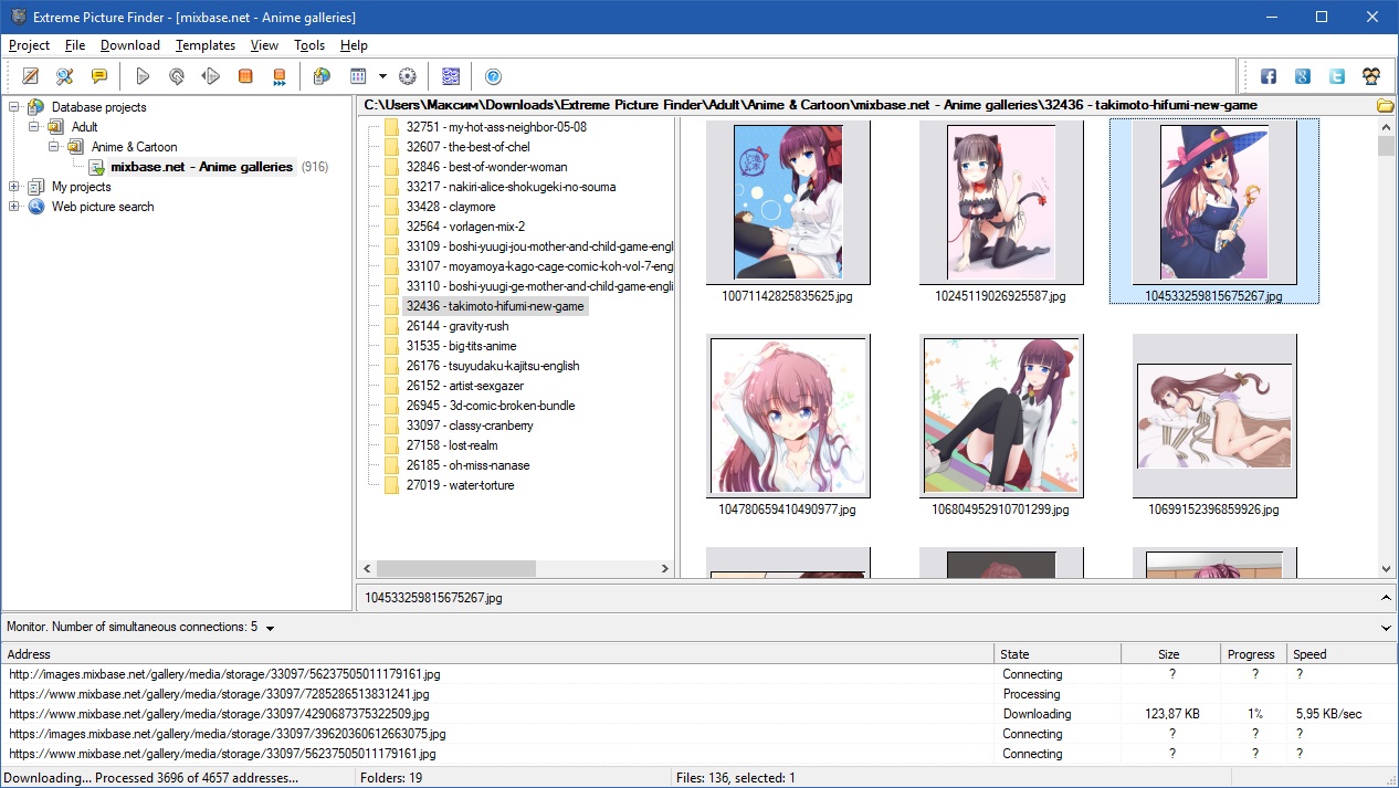 Download hentai collections and galleries with Hentai downloader